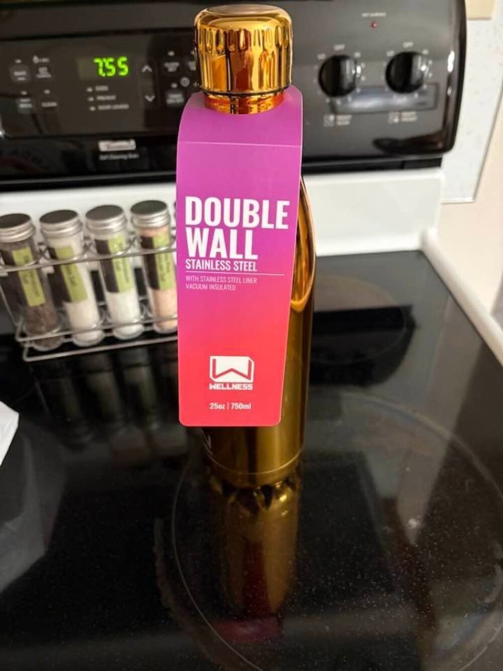 Wellness Double Wall Stainless Steel Bottle
